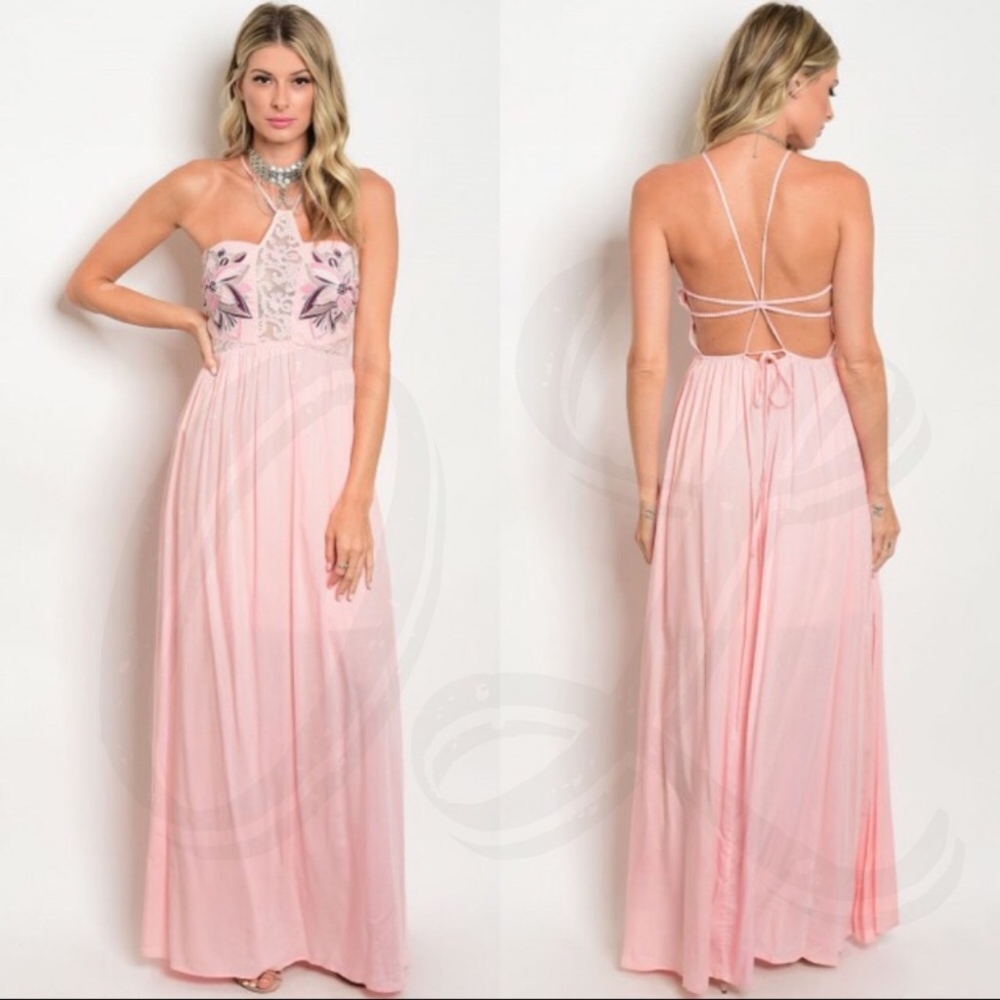 Pink Maxi Dress